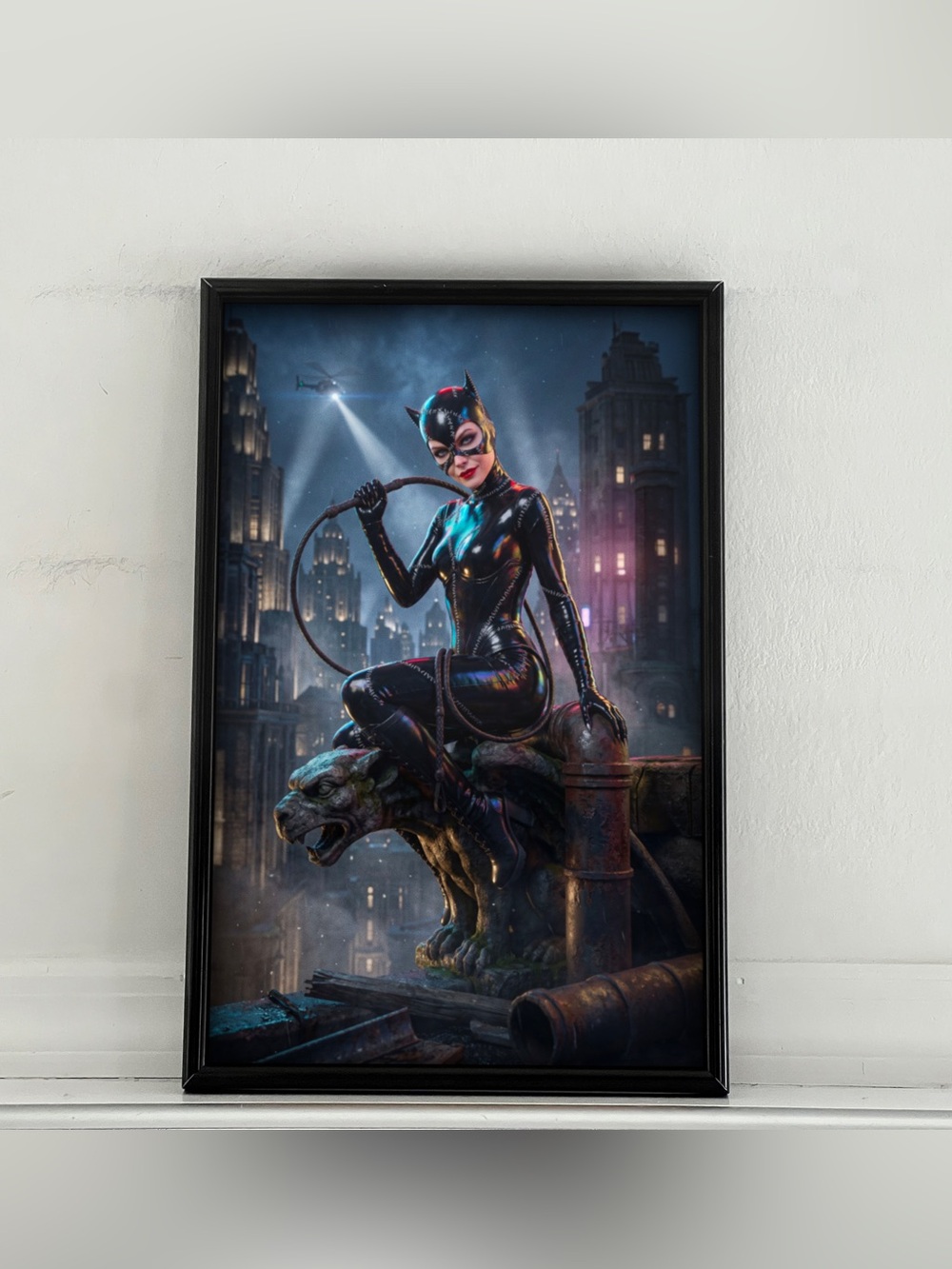 Batman Returns Michelle Pfeiffer Catwoman Art Poster